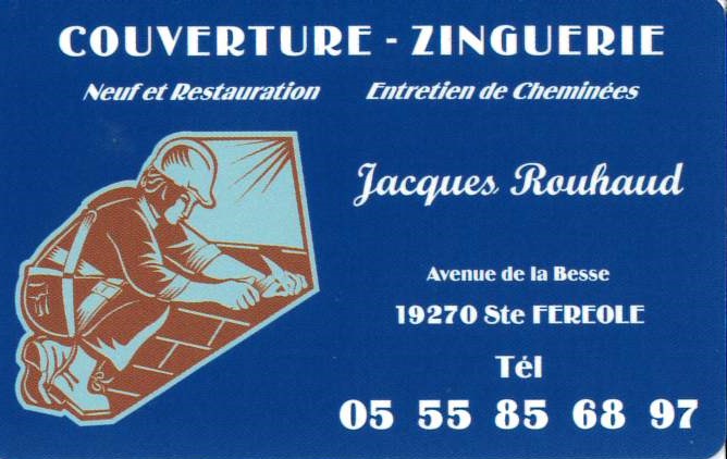 Couvreur ROUHAUD carte de visite 1