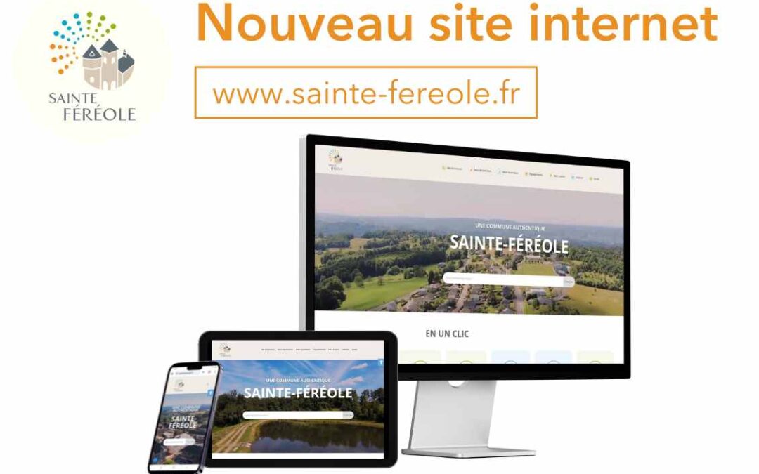 Publicité du nouveau site internet de la commune
