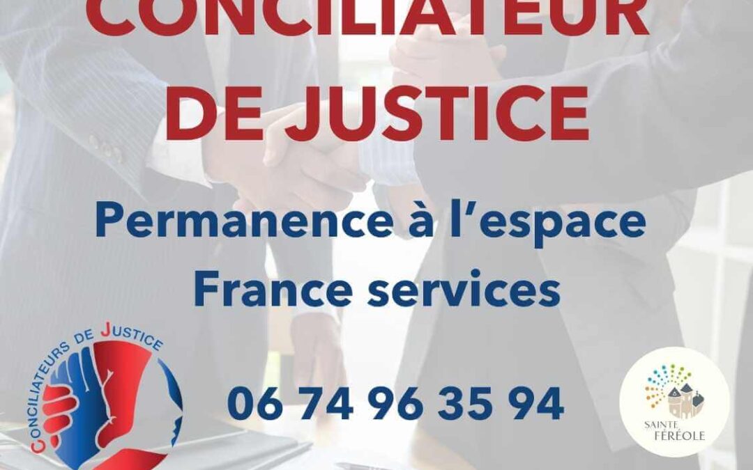 Pour plus de renseignements et prise de rendez-vous s'adresser à : CHRISTOPHE MALFANT  -  06 74 96 35 94 christophe.malfant@conciliateurdejustice.fr