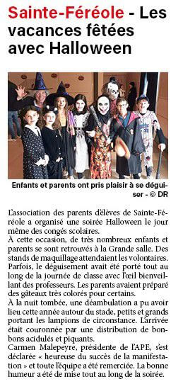 LES VACANCES FÊTÉES AVEC HALLOWEEN