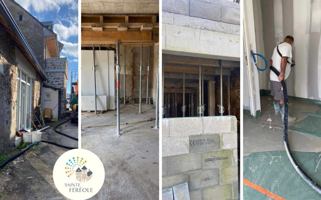 POINT INFORMATION AVANCÉE TRAVAUX MAISONS CHIRAC ET GOÛT