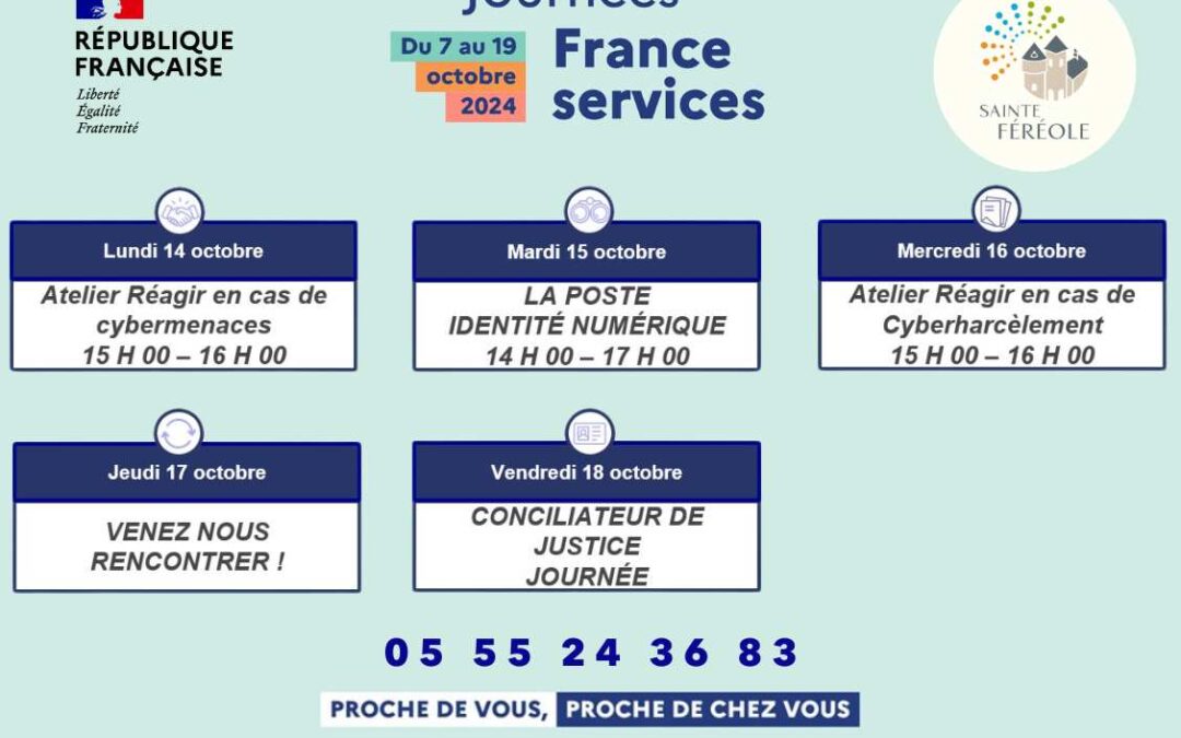JOURNÉES FRANCE SERVICES semaine 2
