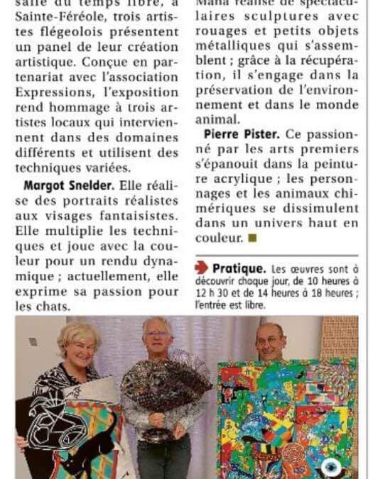TROIS ARTISTES FLÉGEOLOIS S’EXPOSENT