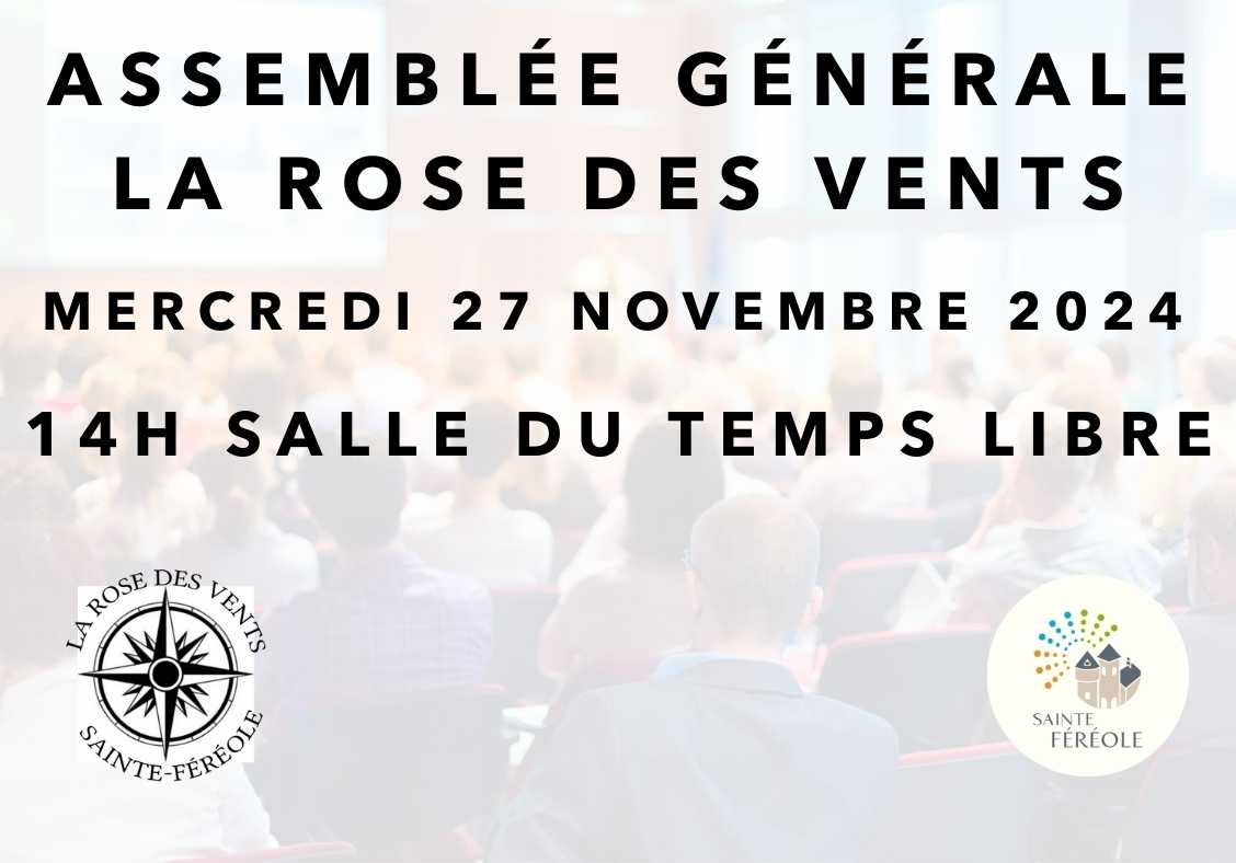 MERCREDI 27 NOVEMBRE 2024 14H SALLE DU TEMPS LIBRE