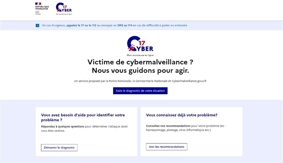 Face à cette menace numérique croissante, le ministère de l’Intérieur s’engage aux côtés de Cybermalveillance.gouv.fr pour assurer la cybersécurité de tous, en lançant ce jour le 17cyber : équivalent numérique de l’appel 17, destiné à toutes les victimes d’infractions numériques : particuliers, entreprises et collectivités.