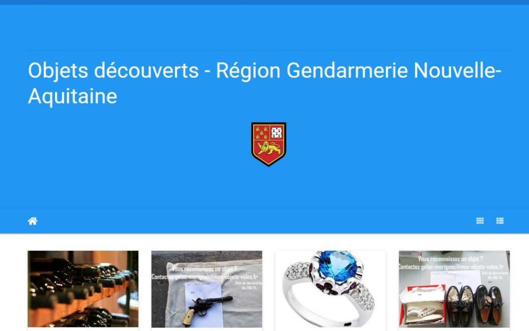OBJETS VOLÉS : un site unique en France
