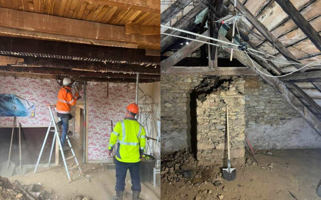 RETOUR EN IMAGES AMÉNAGEMENTS IMMEUBLES – LANCEMENT DU CHANTIER MAISON CHIRAC.