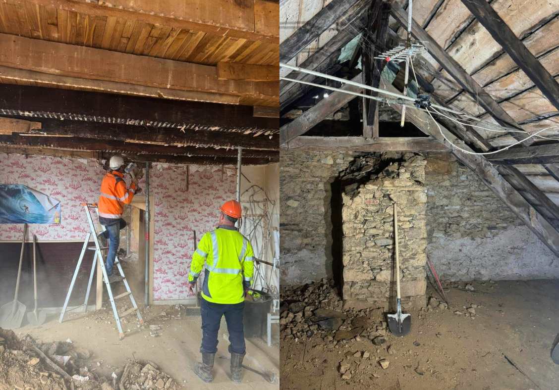 Les travaux de démolition et de préparation du gros œuvre pour l’aménagement de la maison Chirac ont débuté.