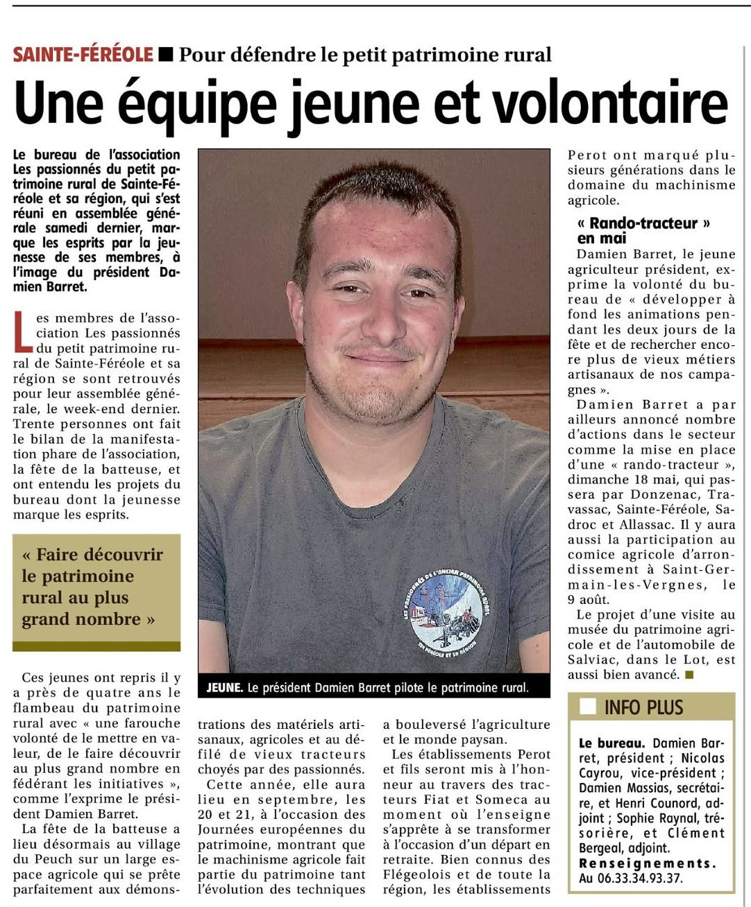 Reprise des activités de l'association La Rose des Vents