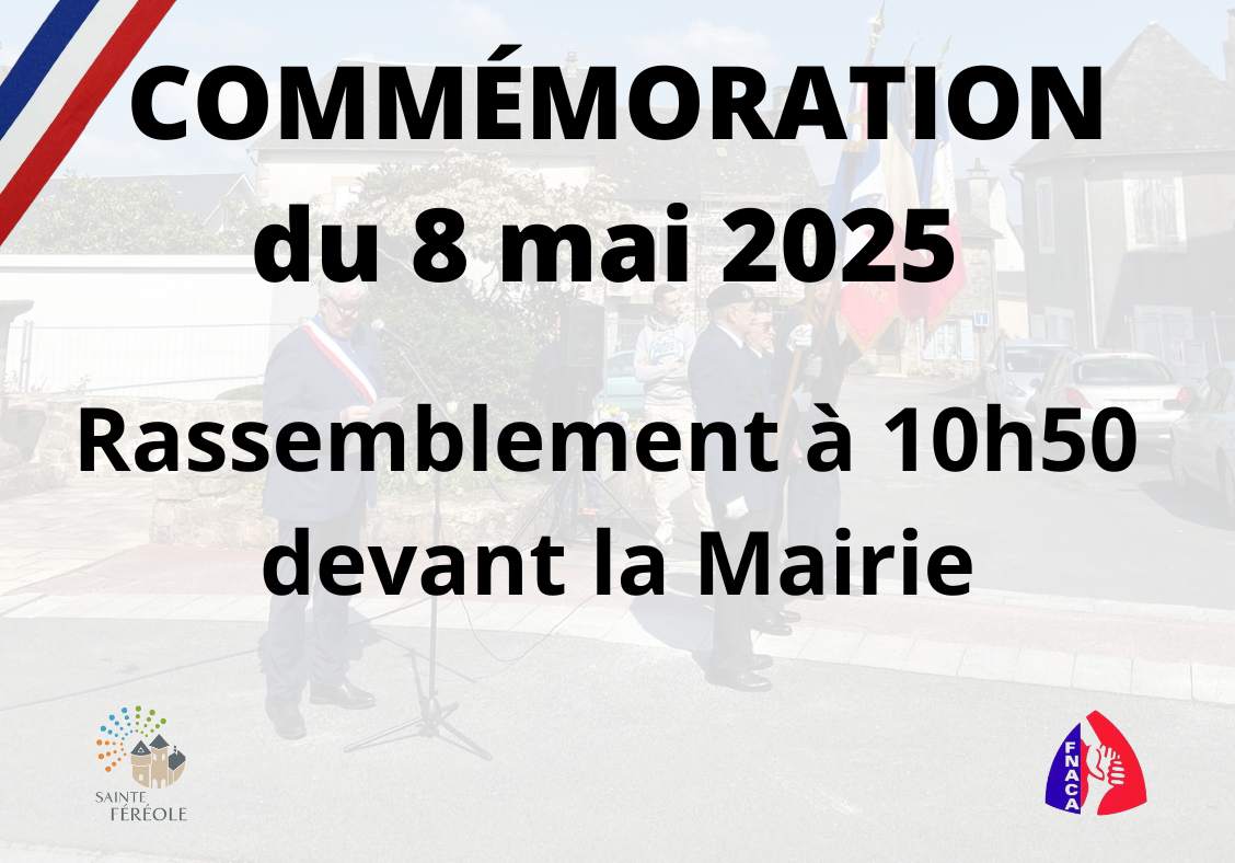 Rassemblement à 10h50 devant la Mairie