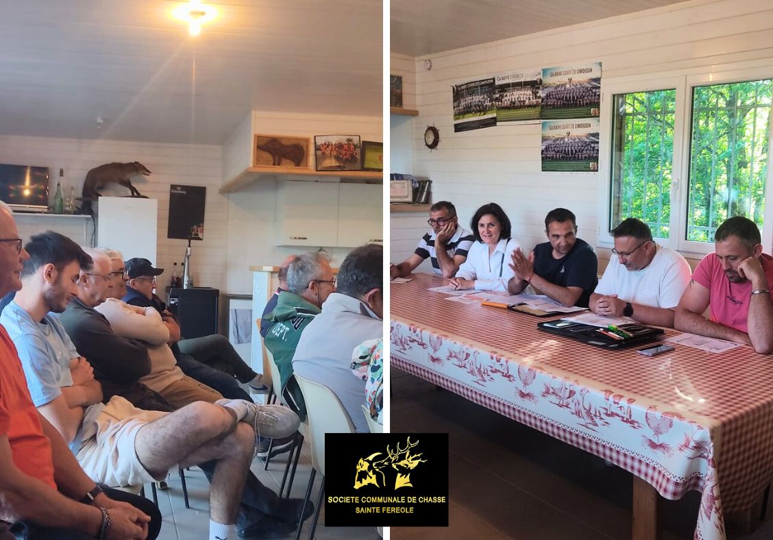 ASSEMBLÉE GÉNÉRALE SOCIÉTÉ COMMUNALE DE CHASSE L’assemblée générale s’est déroulée ce vendredi soir à La Maison de la Nature en présence de Patricia Buisson, adjointe au maire représentant monsieur le maire Henri Soulier et conseillère départementale, de nombreux élus du conseil municipal et de nombreux chasseurs membres de la société communale.