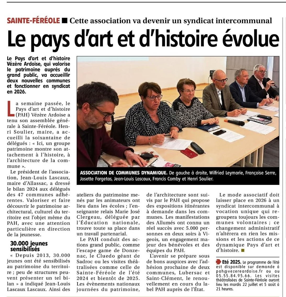 Reprise des activités de l'association La Rose des Vents