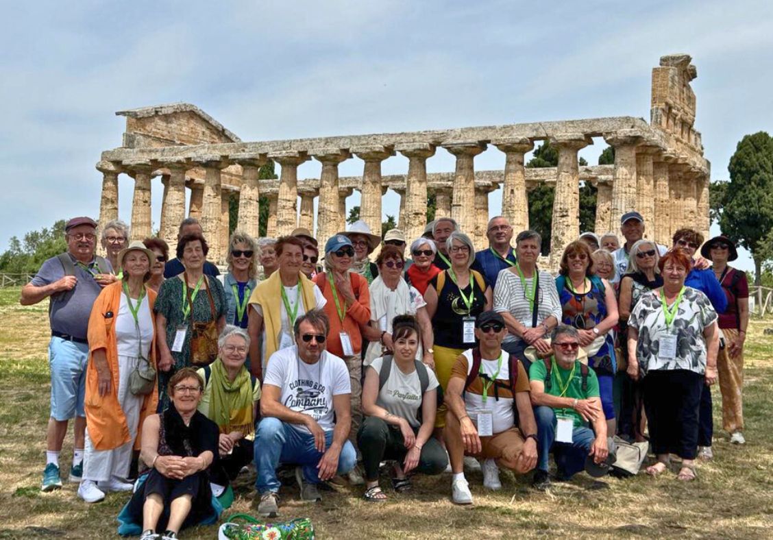 VOYAGE DU COMITÉ DE JUMELAGE Le séjour de la découverte du côté de Naples jusqu’à samedi et dans les Pouilles jusqu’à mercredi a débuté sous de bons auspices !