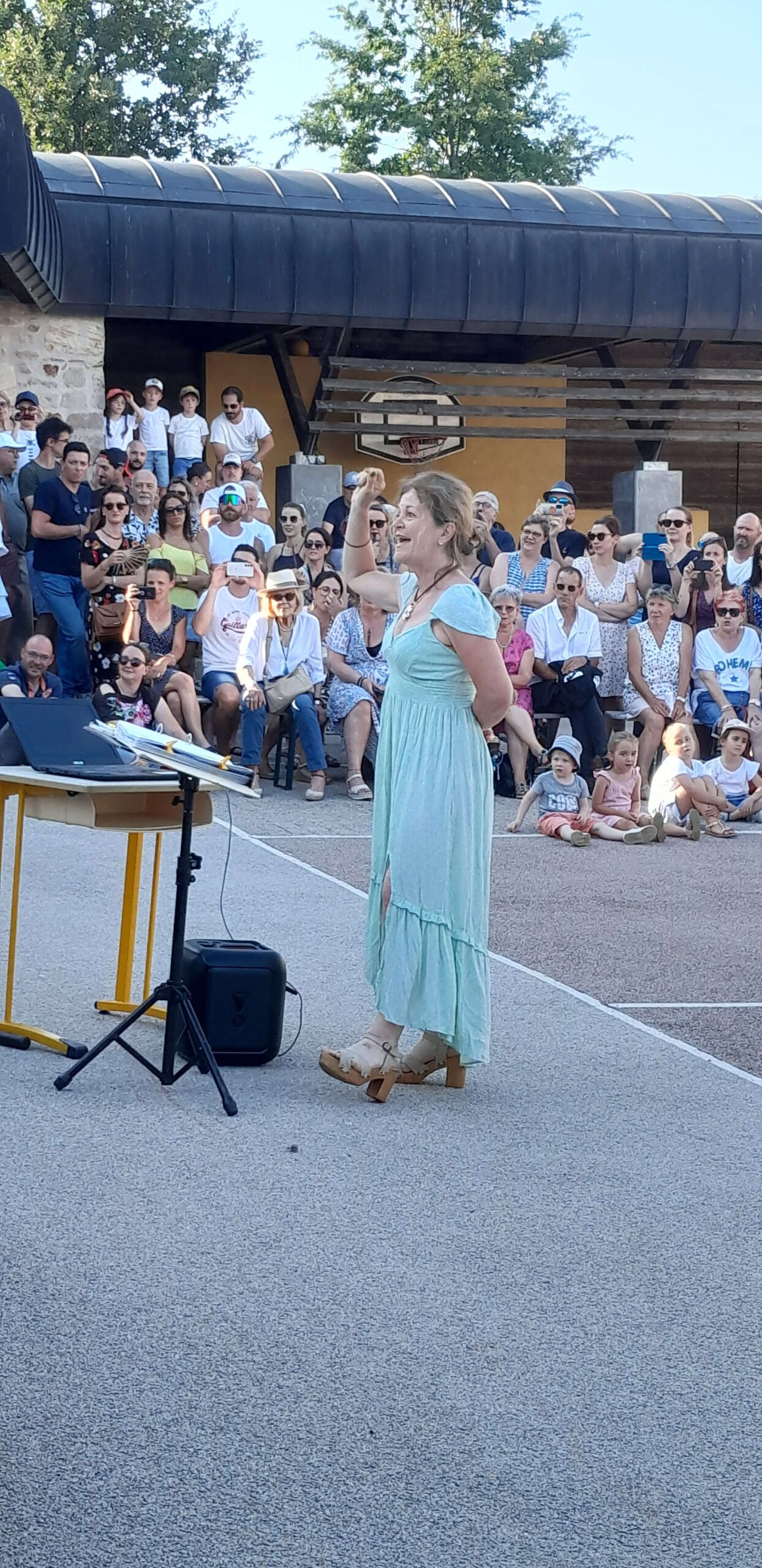 Retour en images pour ce magnifique spectacle proposé par les jeunes artistes de l’école, les enseignants et les personnels municipaux malgré la chaleur.