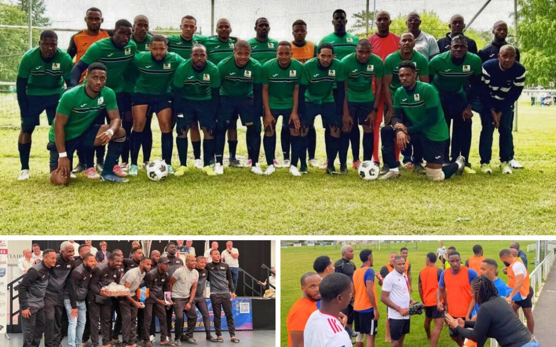 ACCUEIL DE L’ÉQUIPE DE FOOTBALL  DES SAPEURS-POMPIERS DE LA MARTINIQUE