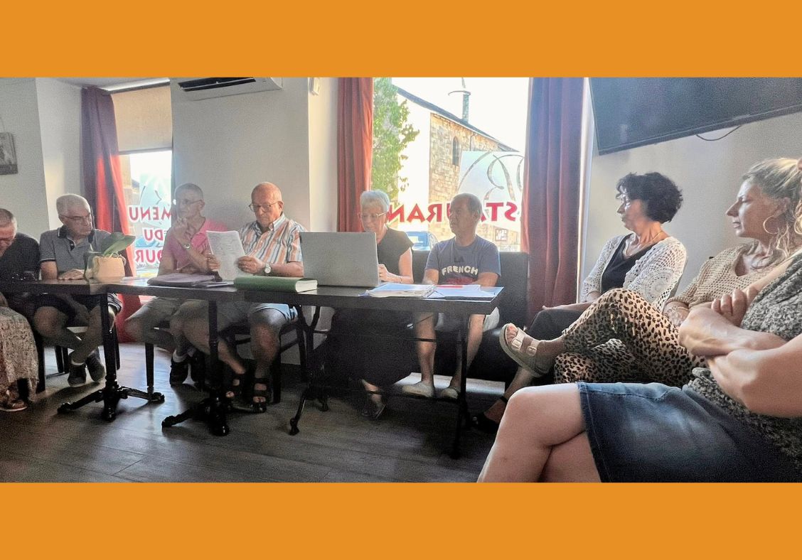 Assemblée générale de l’association Santa Fait Danser. Bravo à cette association dynamique, à son président et à son bureau qui poursuivent l’aventure avec les mêmes valeurs qu’à la création. Vous les retrouverez jeudi 3 juillet au marché de pays et de producteurs de Sainte-Féréole.