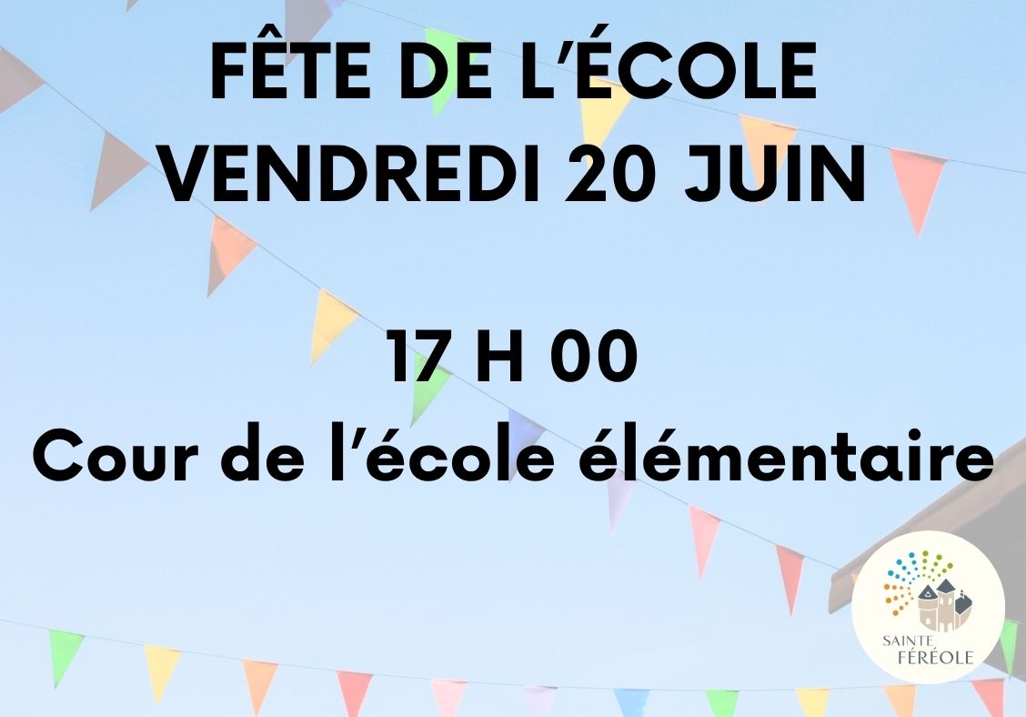 Vendredi 20 juin à partir de 17h00 dans la cours de l'école élémentaire.Organisée par les enseignants de l'école avec l'intervention de Karen PICARDA (élémentaires)