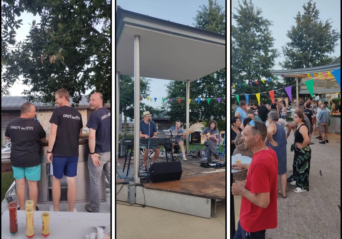Une soirée sympathique et chaleureuse (dans tous les sens du terme) grâce au Comité des fêtes de Sainte-Féréole et au talentueux groupe Les Repris de justesse !
