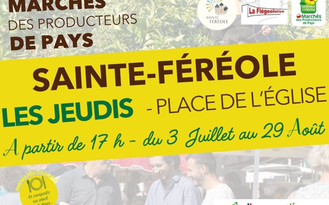 MARCHÉ DES PRODUCTEURS DE PAYS – MARCHÉS D’ÉTÉ RÉGULIERS