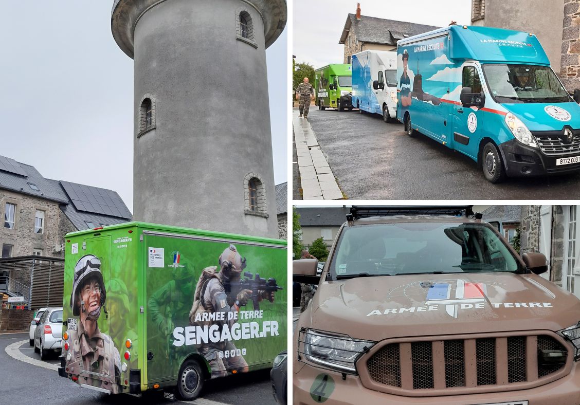 Dans le cadre de son Road Trip en Corrèze, le CIRFA 19 (Centre d’Information et de Recrutement des Forces Armées) a fait une brève escale à Sainte-Féréole.