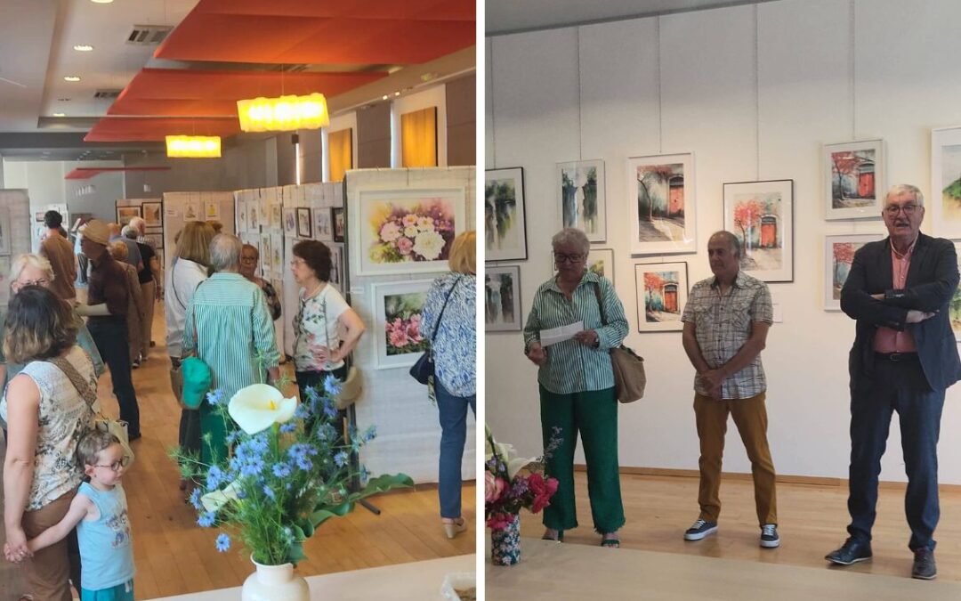 VERNISSAGE EXPOSITION D’AQUARELLES EXPRESSIONS