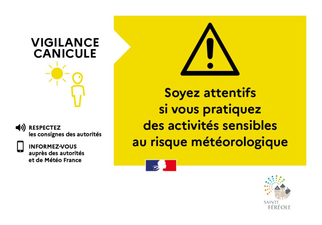 VIGILENCE JAUNE CANICULE