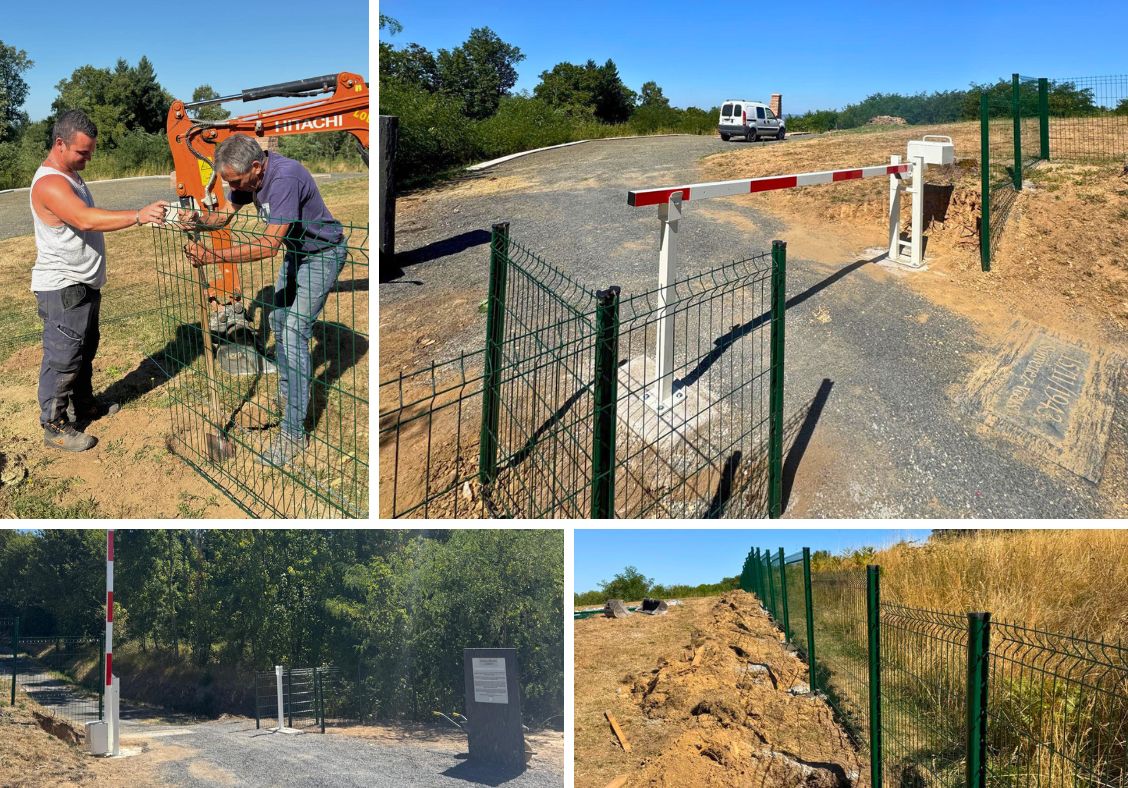 Récemment, l’équipe technique de la mairie de Sainte-Féréole a procédé à la sécurisation et à la pose de clôtures pour délimiter et définir l’accès piéton au site de la Besse.