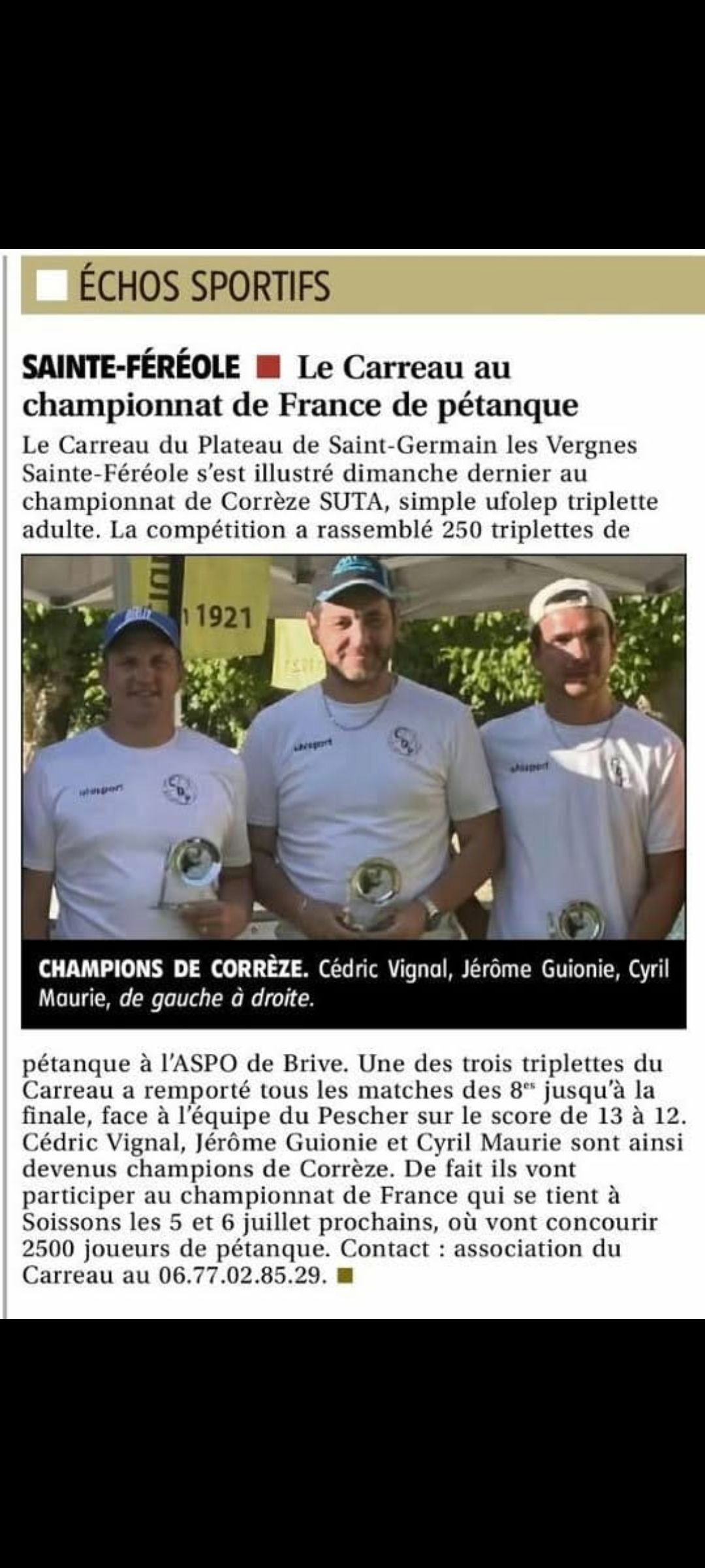 Reprise des activités de l'association La Rose des Vents