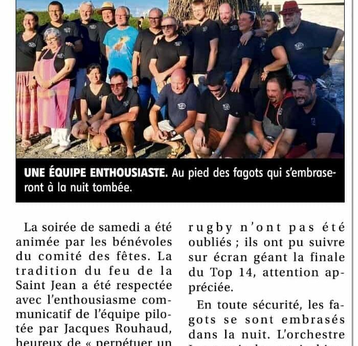 LE COMITÉ DES FÊTES RESPECTE LA TRADITION