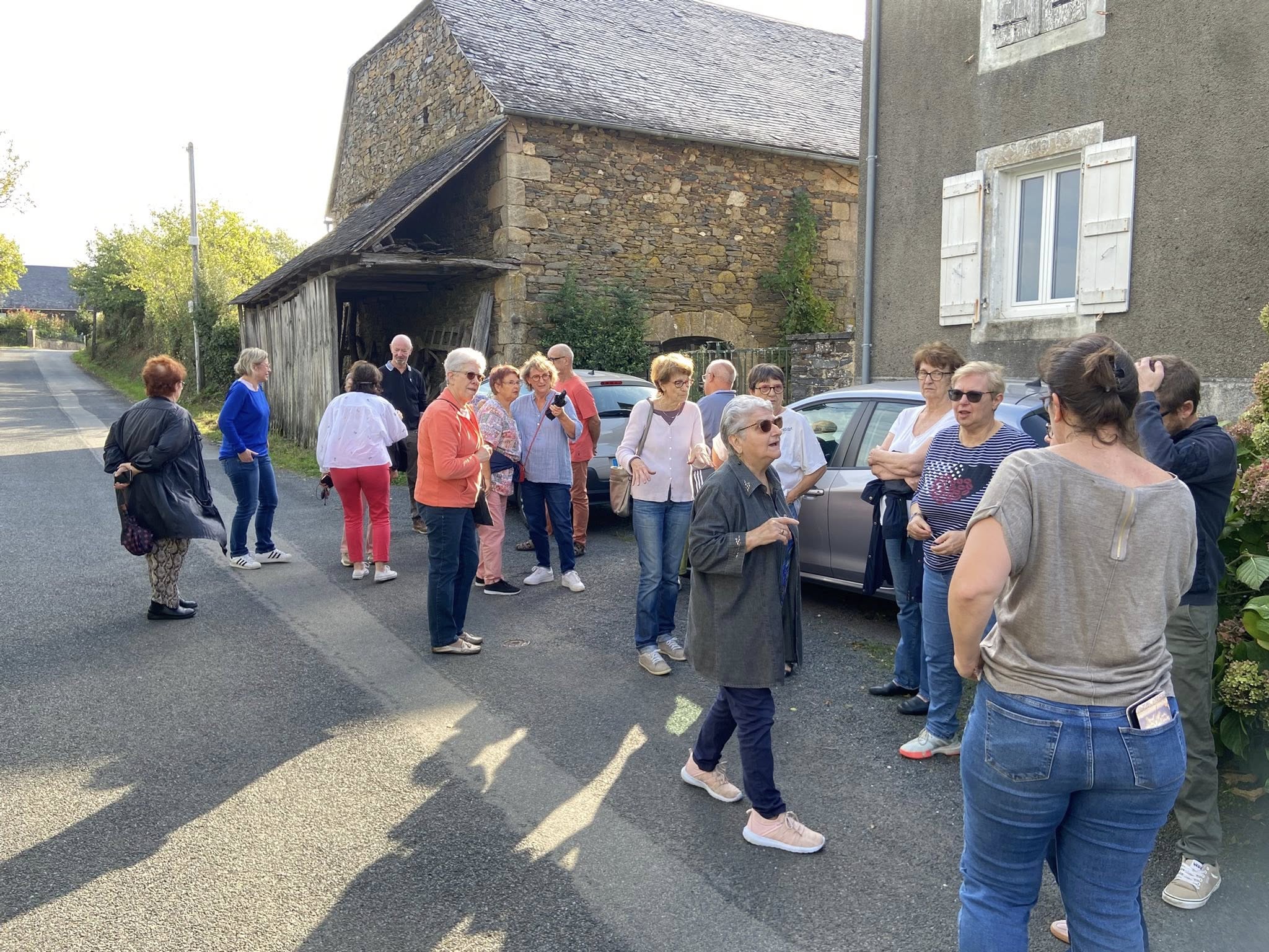 Pays d'art et d'histoire Vézère Ardoise et la mairie de Sainte-Féréole proposaient une découverte du patrimoine architectural et environnemental du village de Laubeyrie.