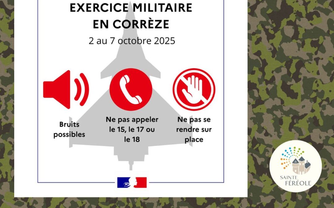 EXERCICE MILITAIRE EN CORRÈZE