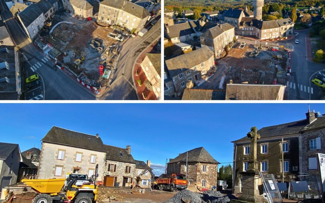 TRAVAUX DES IMMEUBLES ET DE LA PLACE CHAUMEIL suite