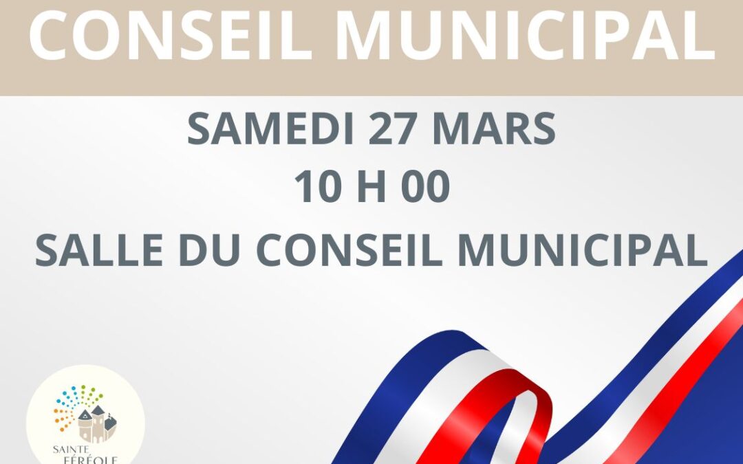 CONSEIL MUNICIPAL