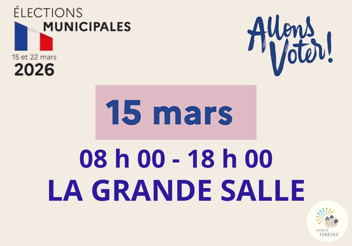 Comme il n’y a pas de refonte de liste électorale cette année, vous ne recevrez pas de nouvelle carte électorale. Seuls les nouveaux inscrits depuis les dernières élections législatives anticipées de juin et juillet 2024 recevront leur carte. Sainte-Féréole a 2 bureaux de vote, tous deux situés à la Grande Salle, 1 allée Antoine Valéry. Pour rappel : – votre bureau de vote est inscrit sur votre carte électorale (Bureau de vote n°1 ou 2), – vous devez être obligatoirement muni d’une pièce d’identité pour pouvoir voter.