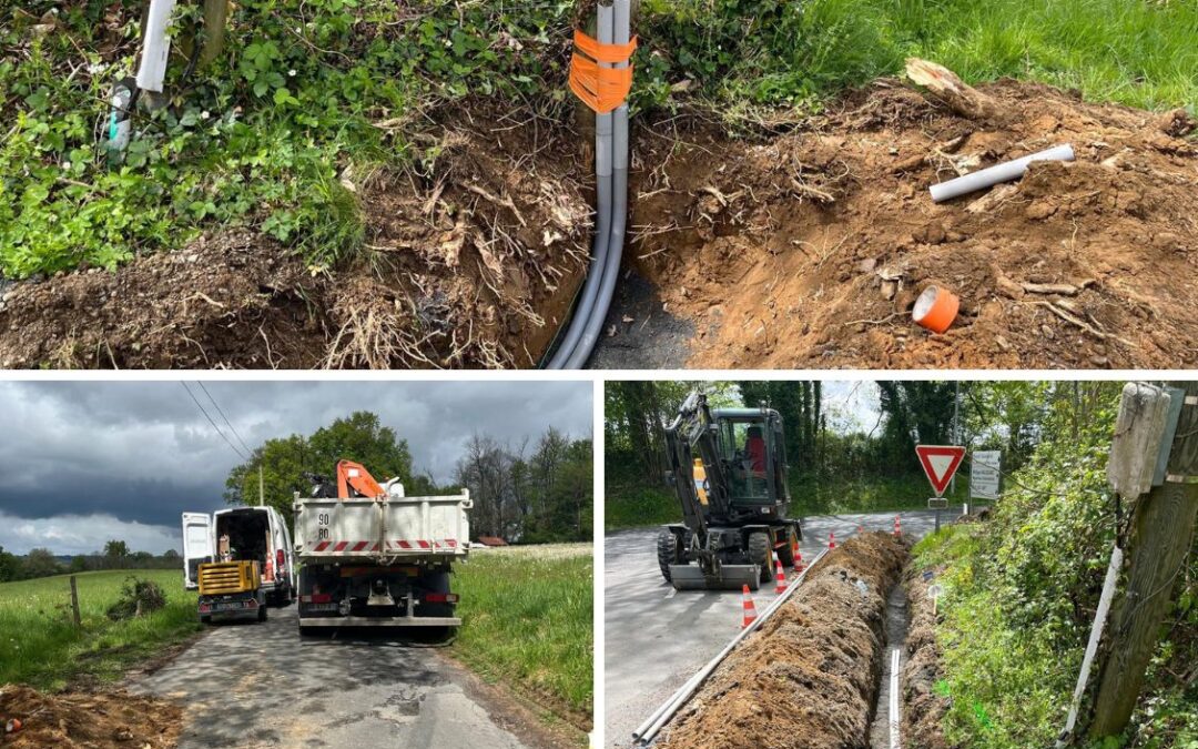 Dans le cadre du déploiement de la fibre sur le territoire de l'Agglomération de Brive, Orange était attendu pour achever le déploiement sur la commune de Sainte-Féréole.