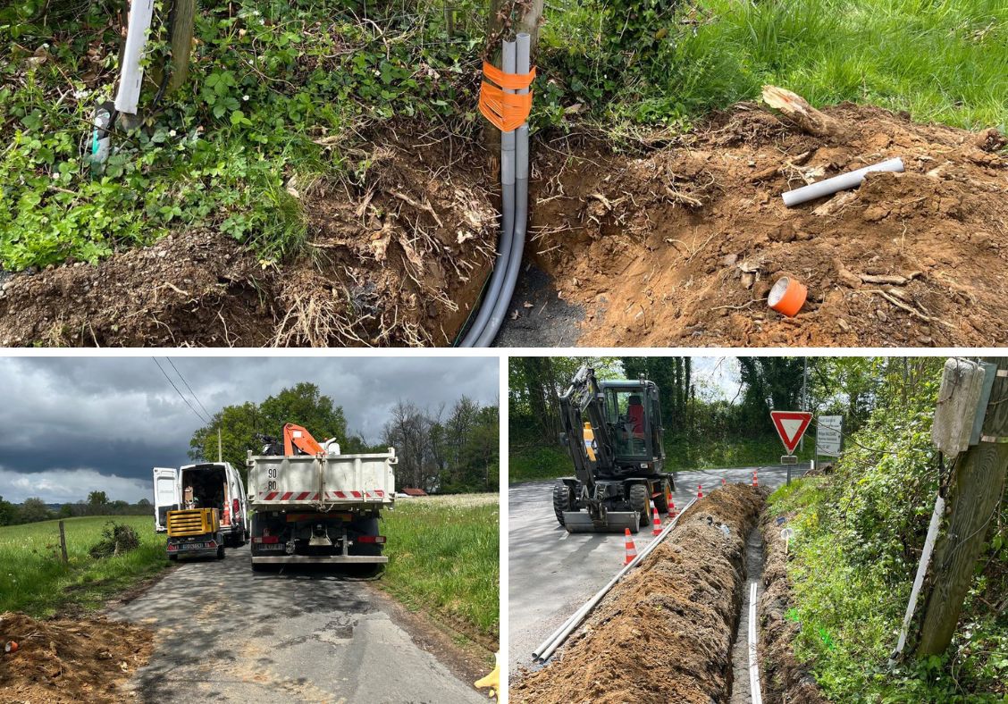 Dans le cadre du déploiement de la fibre sur le territoire de l'Agglomération de Brive, Orange était attendu pour achever le déploiement sur la commune de Sainte-Féréole.