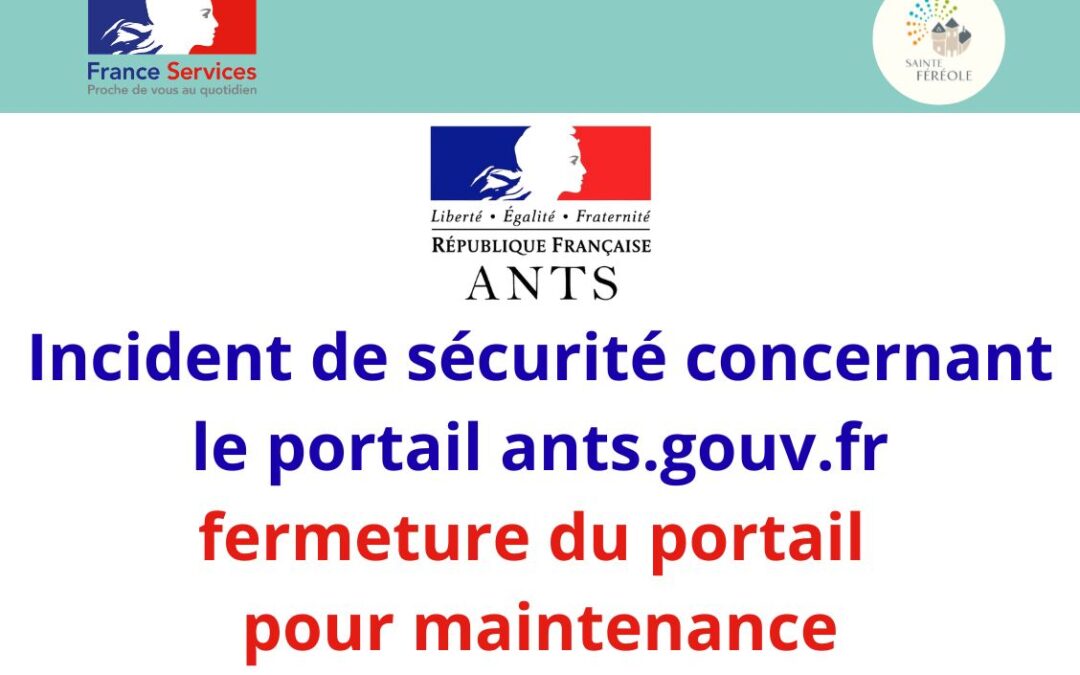 Dans ce contexte, l’ANTS a décidé de placer son portail en maintenance à partir du 24 avril 2026 à 19h30.