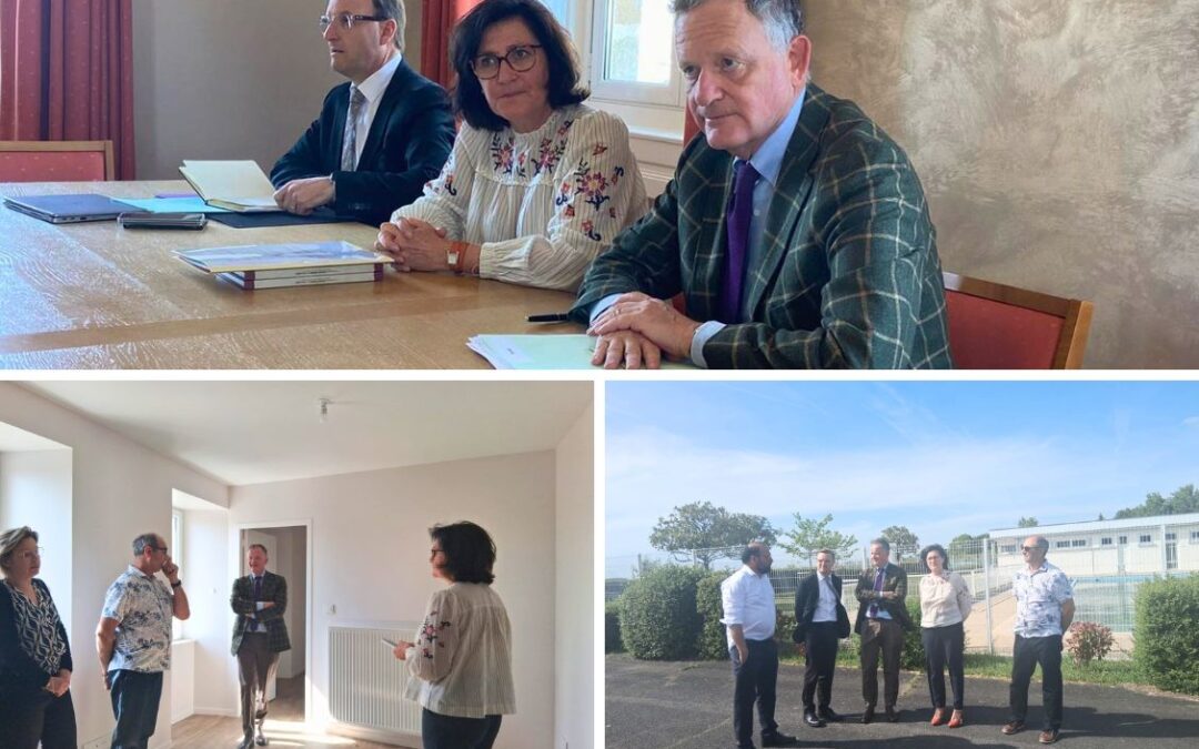 Monsieur le Préfet de la Corrèze et Monsieur le sous-préfet de Brive sont venus à la rencontre de Madame le maire et des élus de Sainte-Féréole ce mercredi après midi. Des échanges constructifs autour des enjeux de la commune