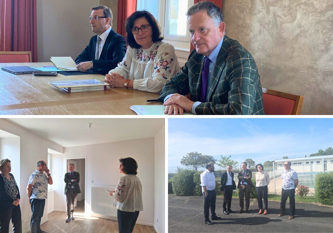 Monsieur le Préfet de la Corrèze et Monsieur le sous-préfet de Brive sont venus à la rencontre de Madame le maire et des élus de Sainte-Féréole ce mercredi après midi. Des échanges constructifs autour des enjeux de la commune