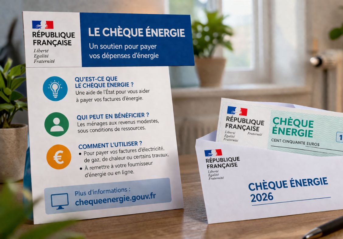 Les chèques énergie sont envoyés aux bénéficiaires du dispositif à partir du 1er avril 2026.