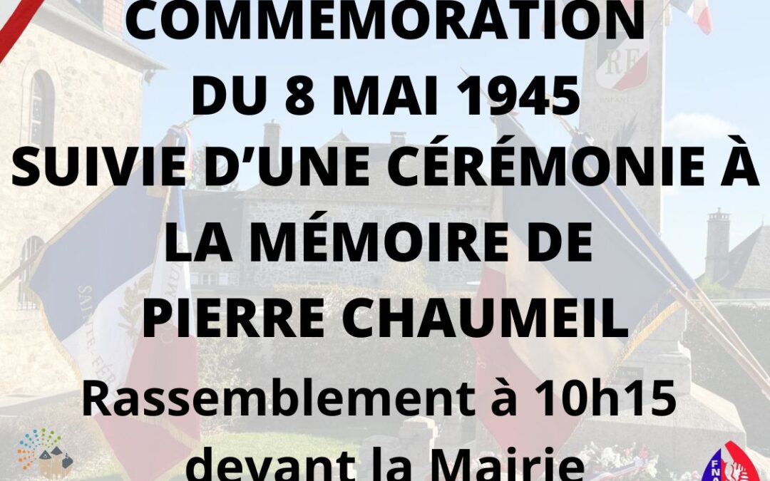 COMMÉMORATION DU 08 MAI 1945