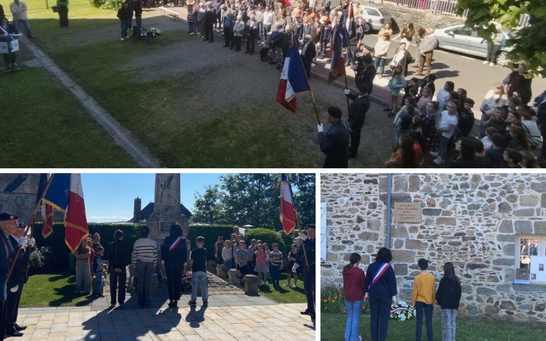 La cérémonie du 81ᵉ anniversaire de la signature de l'armistice du 8 mai 1945 présidée par Mme le Maire Patricia Buisson s'est tenue en présence d'une importante assemblée, porte-drapeaux, associations mémorielles, autorités militaires, sapeurs-pompiers et des enfants de l’école venus nombreux pour honorer le souvenir des soldats morts pour la France.