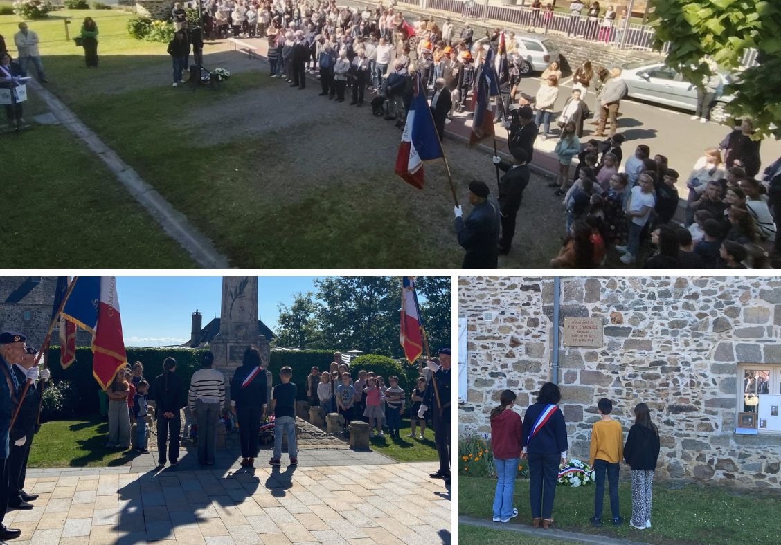 La cérémonie du 81ᵉ anniversaire de la signature de l'armistice du 8 mai 1945 présidée par Mme le Maire Patricia Buisson s'est tenue en présence d'une importante assemblée, porte-drapeaux, associations mémorielles, autorités militaires, sapeurs-pompiers et des enfants de l’école venus nombreux pour honorer le souvenir des soldats morts pour la France.