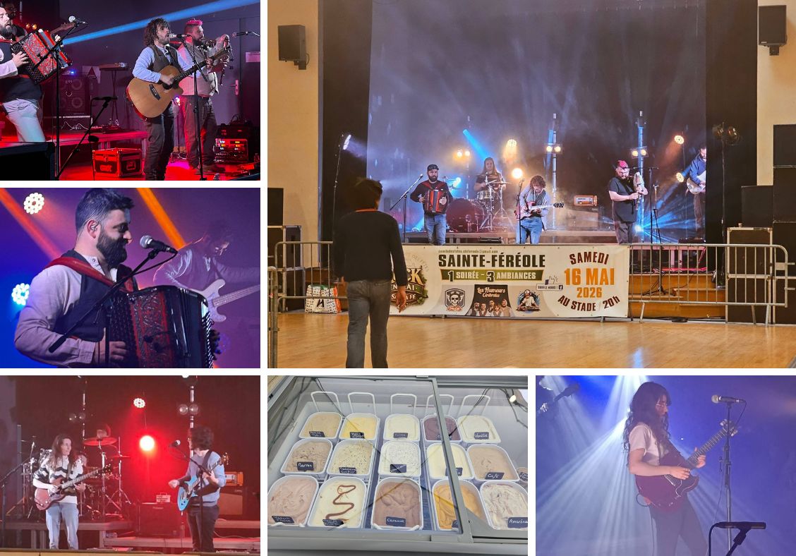 ROCK EN MAI Succès branché sur 100 000 volts pour Rock en mai ! La grande salle du stade a vibré au rythme d'une soirée mémorable, orchestrée par le Comité des fêtes.