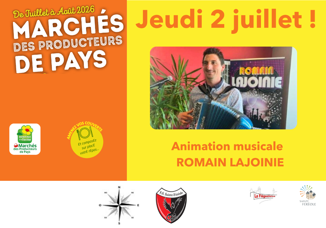 Les producteurs et artisans locaux participants vous donnent rendez-vous dès 17 h place du marché.