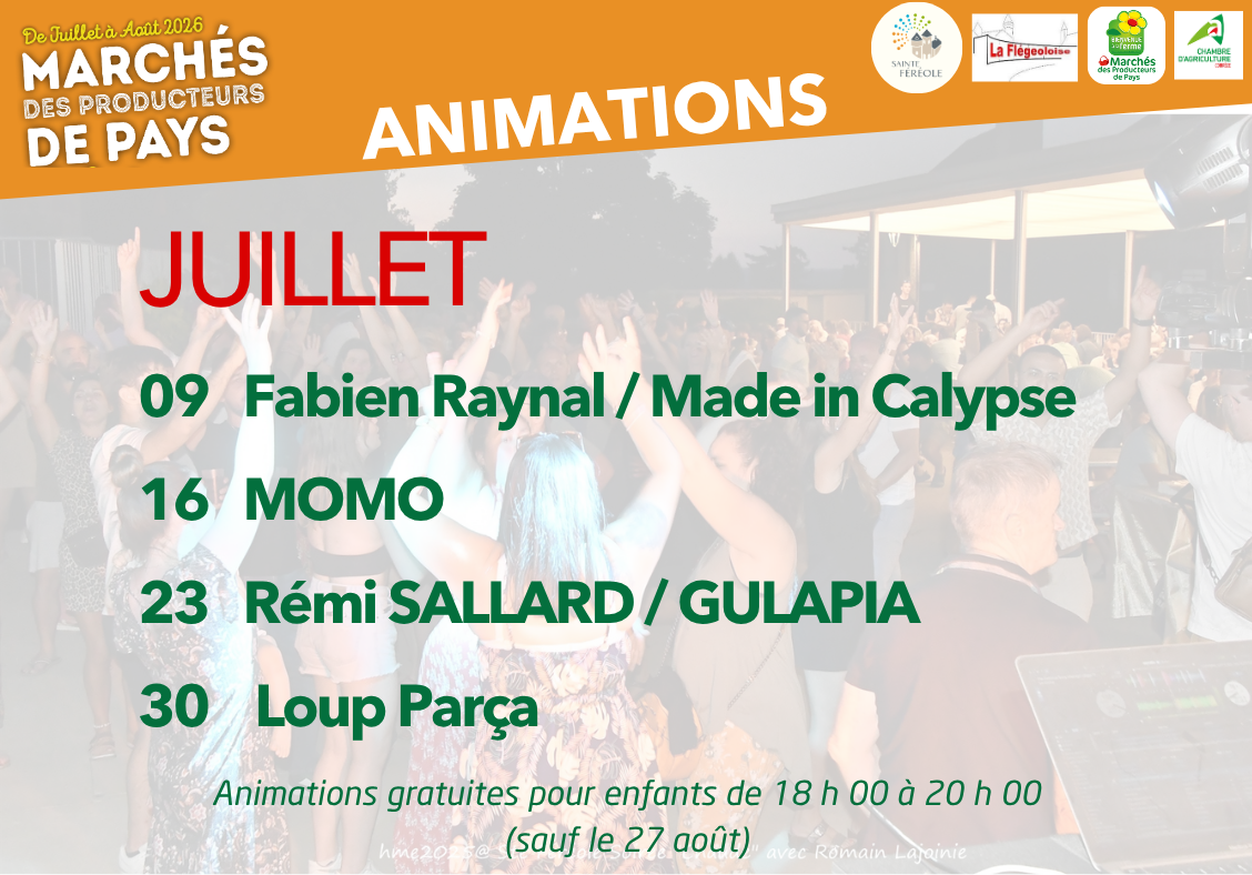 MPP animations juillet panneaux MARCHÉS DES PRODUCTEURS DE PAYS FESTIF ÉTÉ 2026