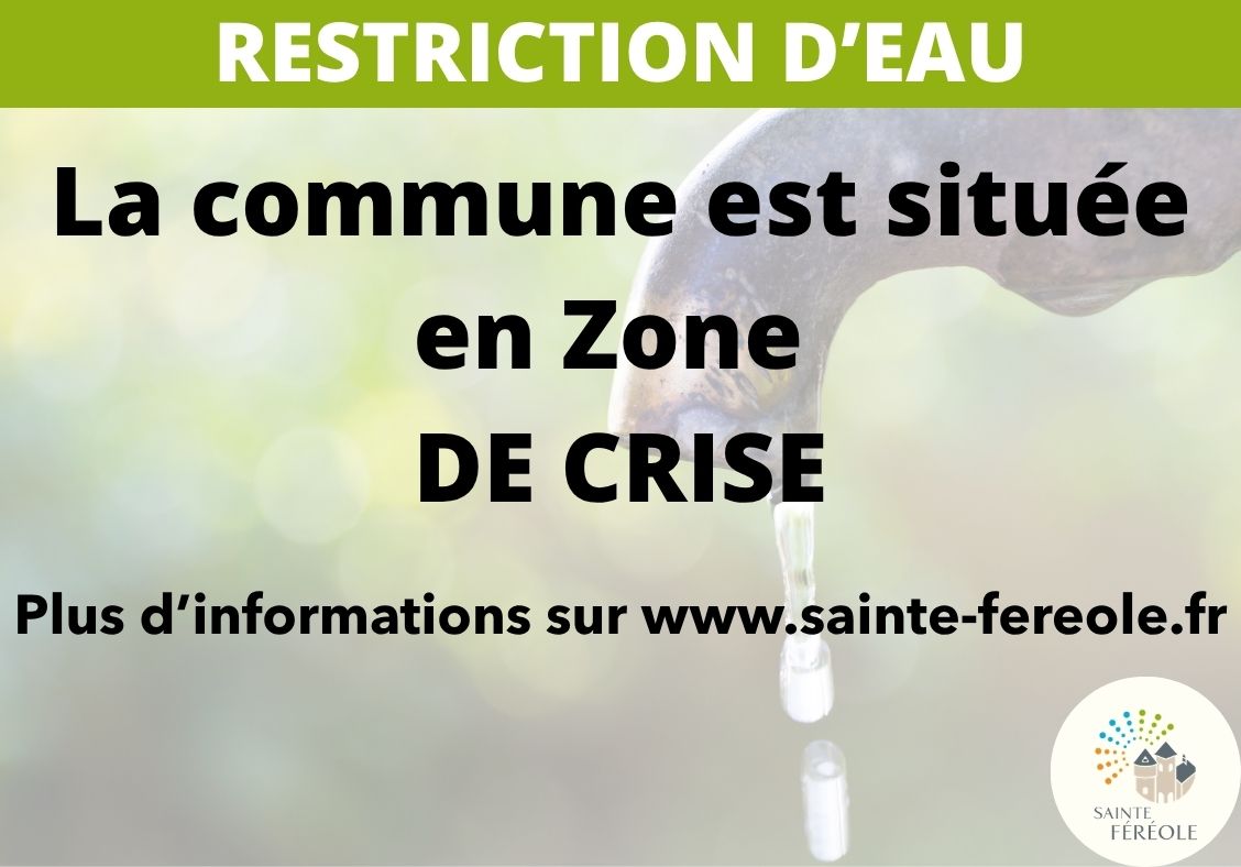 La commune est en zone de crise